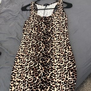 leopard print dress